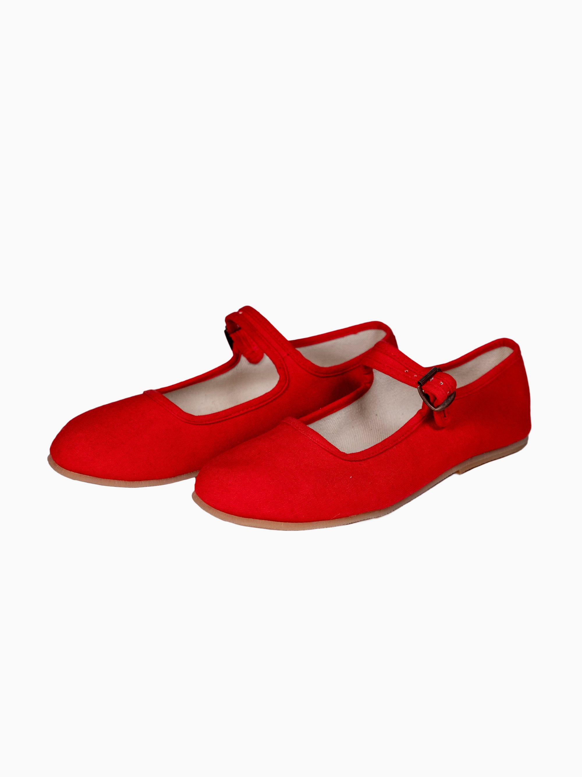 Red mary jane flats online