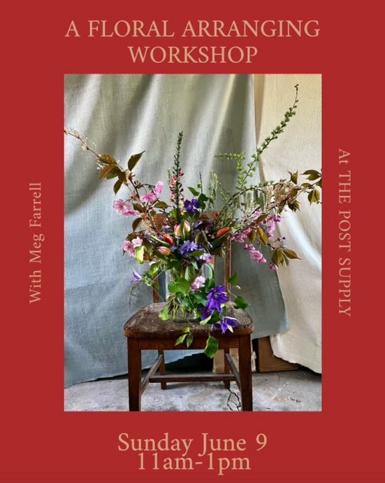 A Floral Arranging Workshop with Meg Farrell