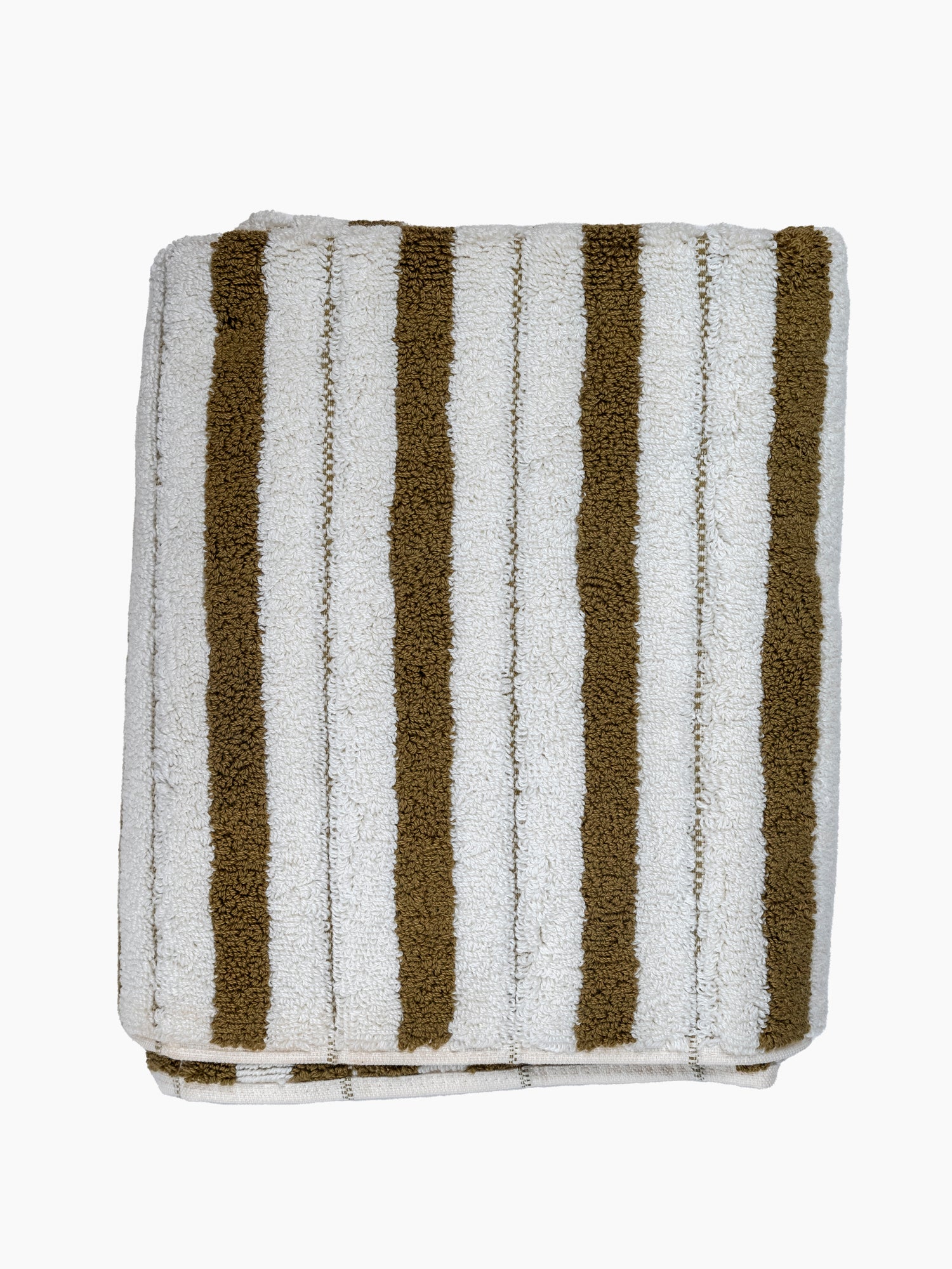 Organic Cotton Hand Towel in Caper/Chalk Lake House Stripe – The Primary  Essentials