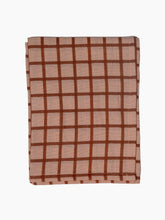 Load image into Gallery viewer, Essential Yarn Dyed Dish Towel, Blush &amp; Terracotta, Set of 2
