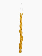 Load image into Gallery viewer, 9&quot; Twisty Beeswax Taper Candles
