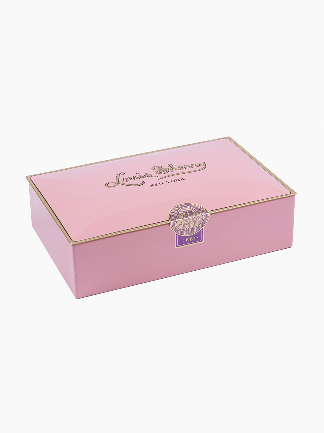 Louis Sherry 12-Piece Chocolate Tin | Camillia Pink