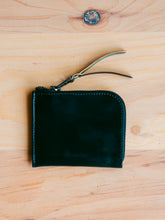 Load image into Gallery viewer, Cordovan Zip Wallet | Black Shell
