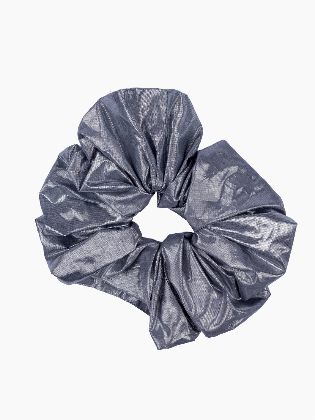 Silver Scrunchie