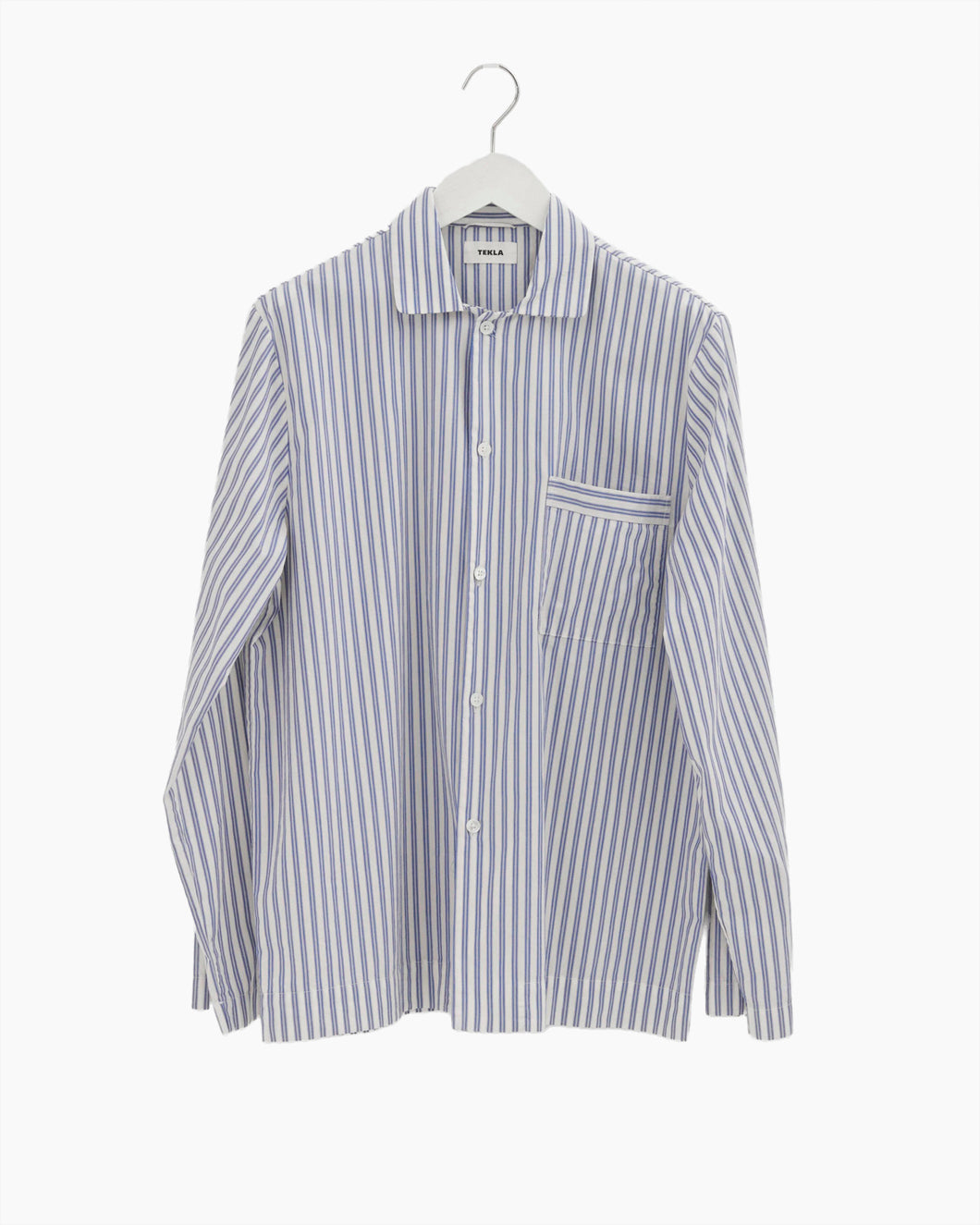 Organic Poplin Striped Sleepwear Long Sleeve Top | Skagen