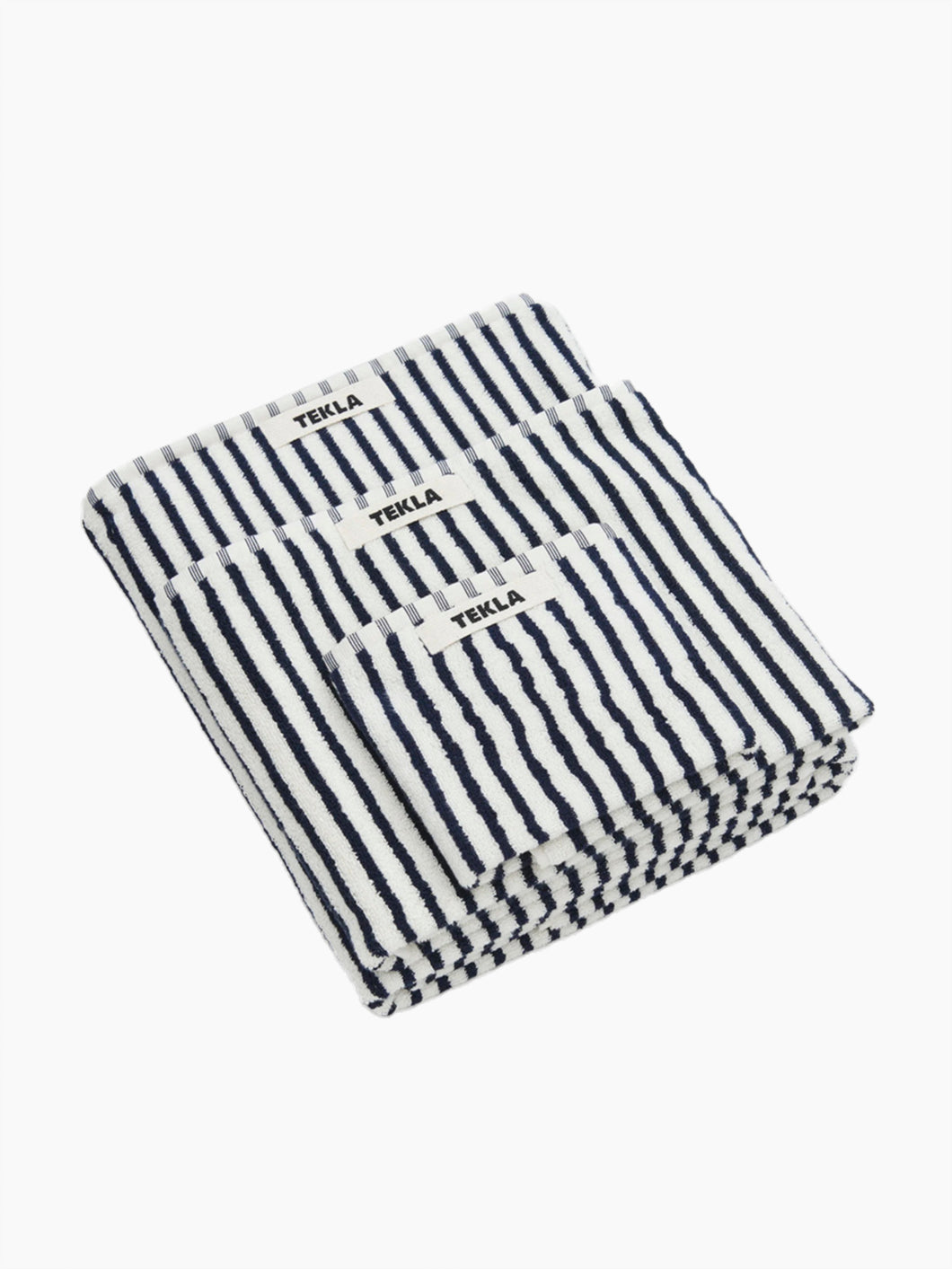 Organic Cotton Striped Towels | Sailor