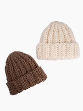 Load image into Gallery viewer, Hand Crocheted Bulky Wide Rib Beanie | 2 Colors
