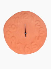 Load image into Gallery viewer, Embossed Numbered Clock in Terracotta
