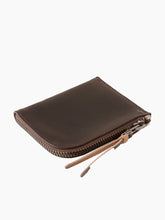 Load image into Gallery viewer, Cordovan Zip Wallet | Dark Cognac Shell
