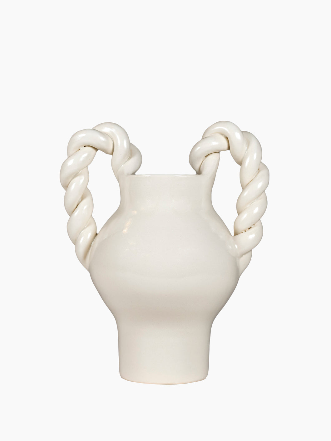 Tordue Vase, White