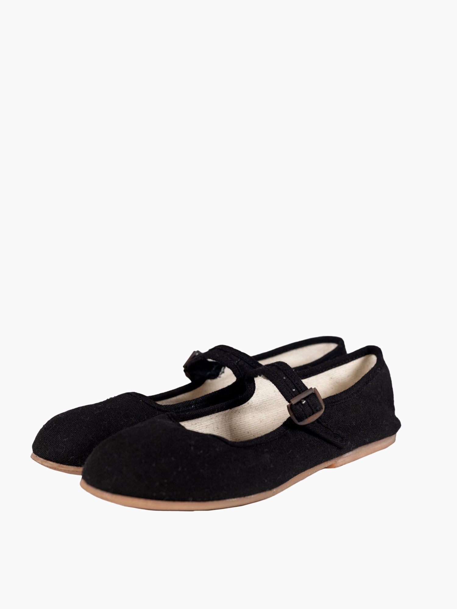 Black fashion suede mary jane shoes